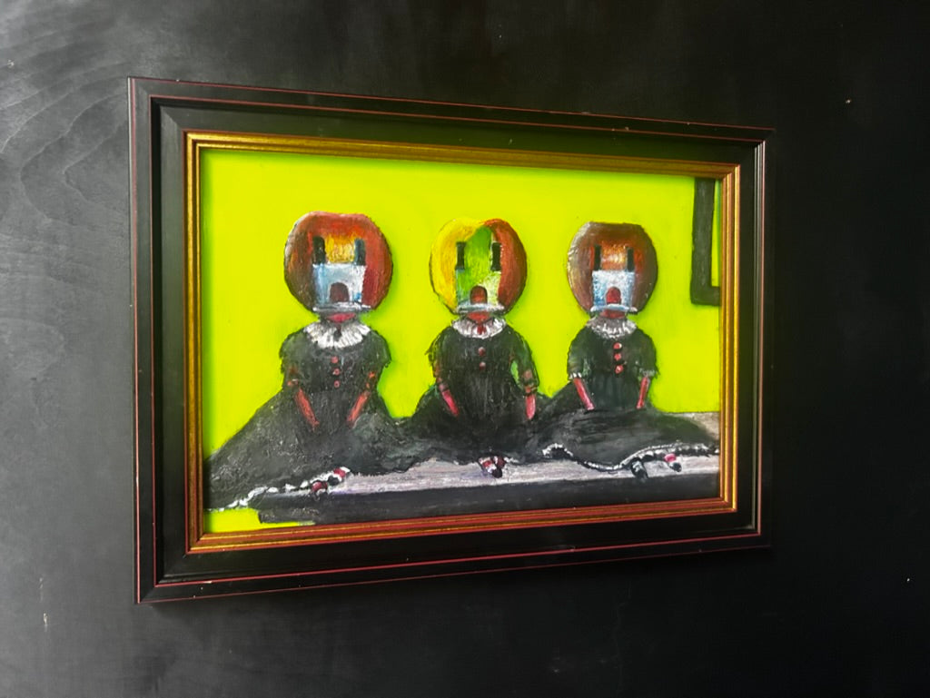 'The Walls are Watching Back" Original Painting