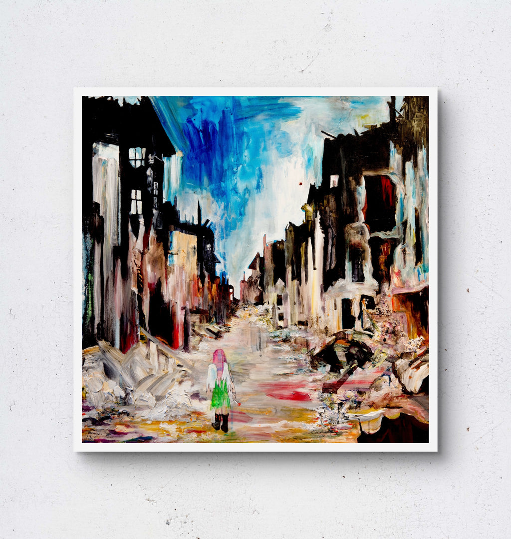 ‘Cities in Dust’ 20x20 Giclee Print