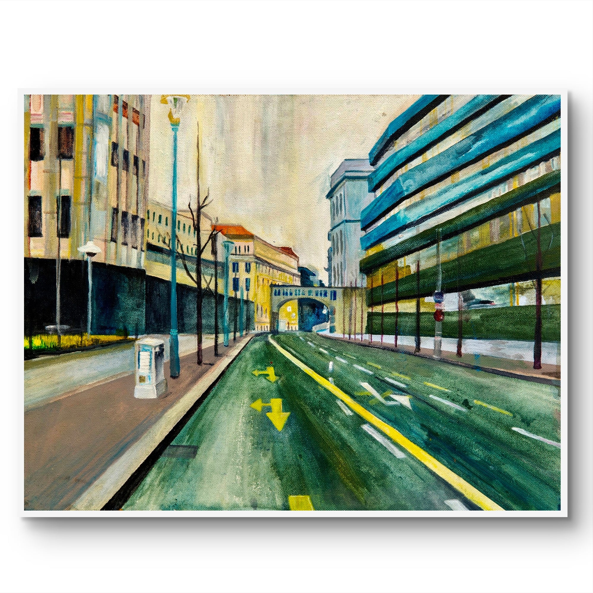 ‘Leaving Berlin’ 14x18in Giclee Print