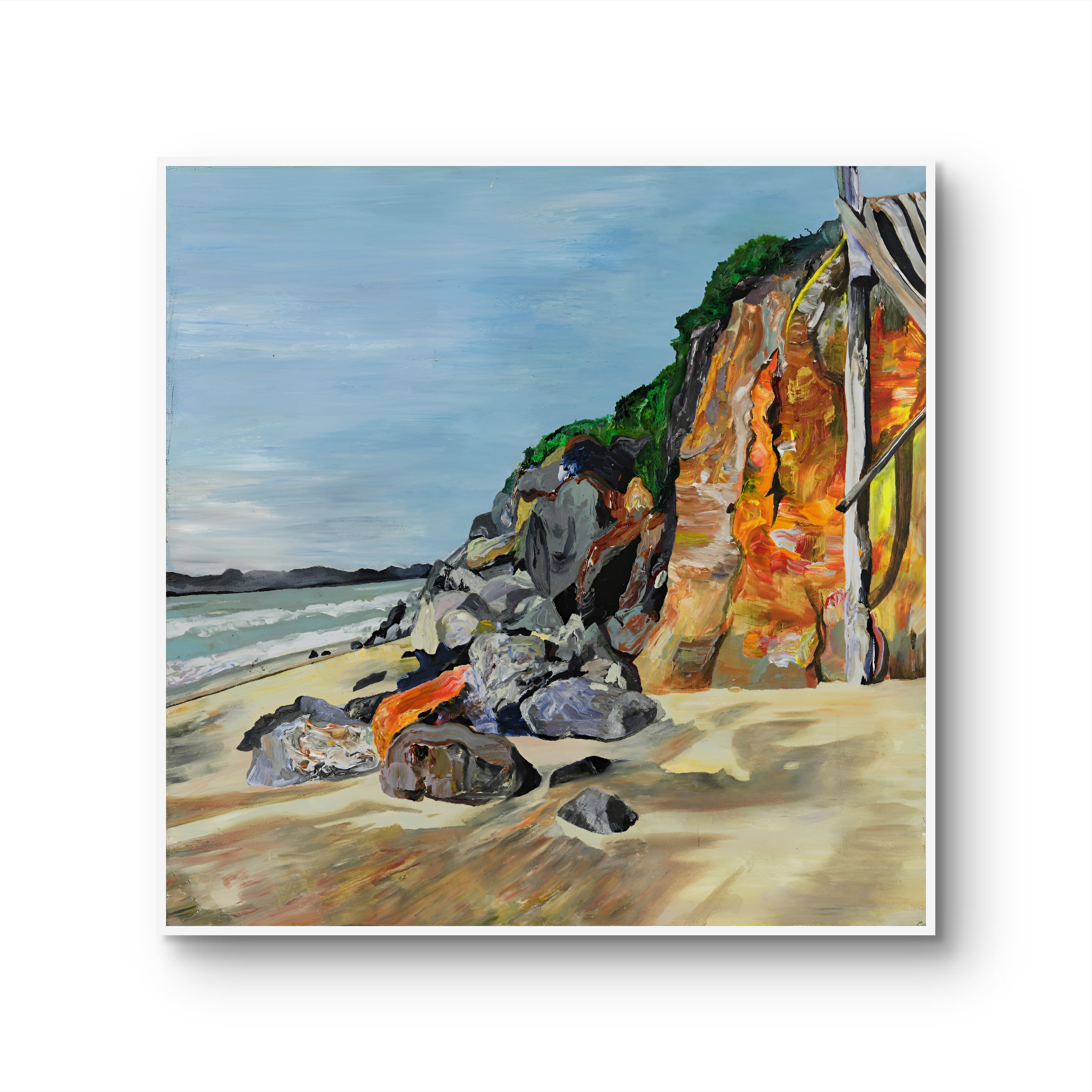 ‘Miramar Beach’ 25x25 Giclee Print