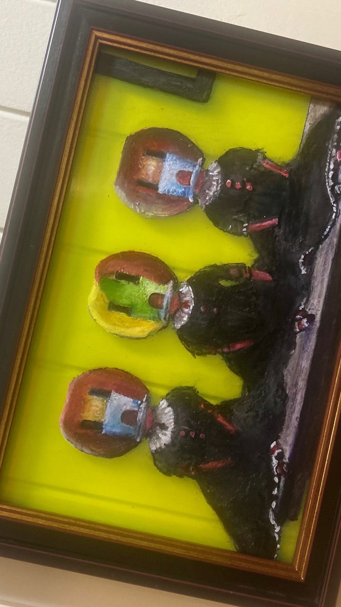 'The Walls are Watching Back" Original Painting