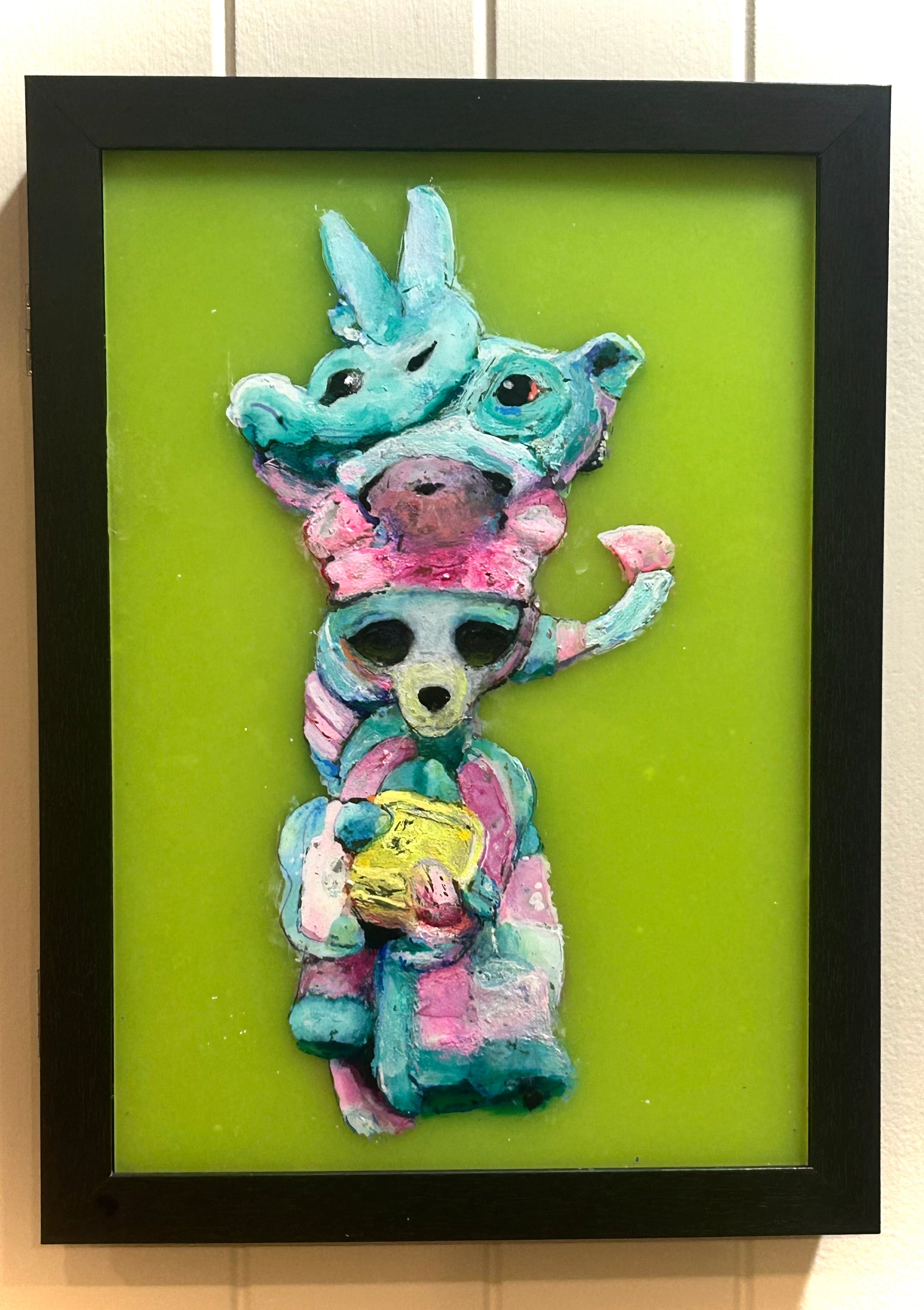 'Creatures 4' Original Pinting