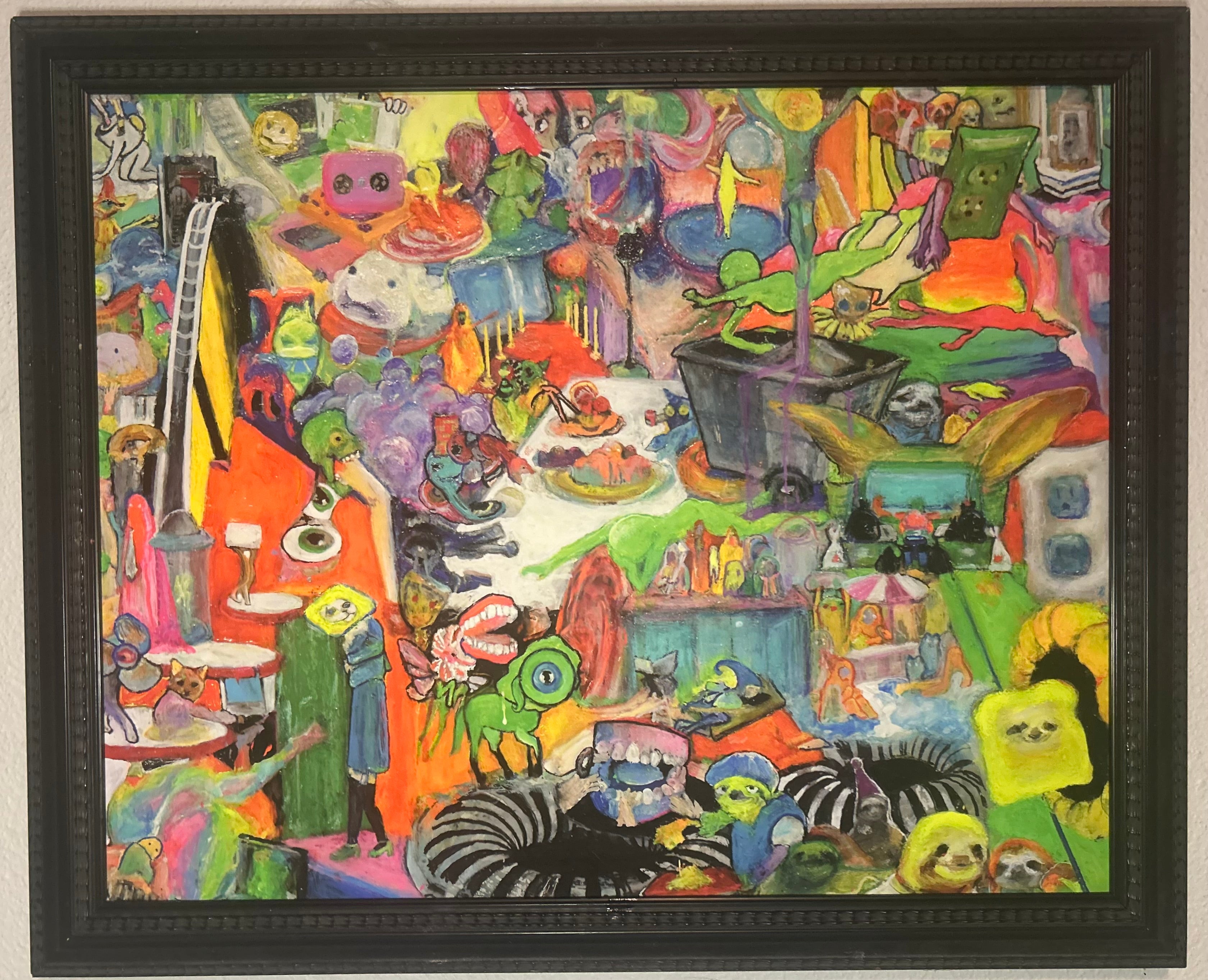 ‘Creatures 1’ Limited edition framed giclee print