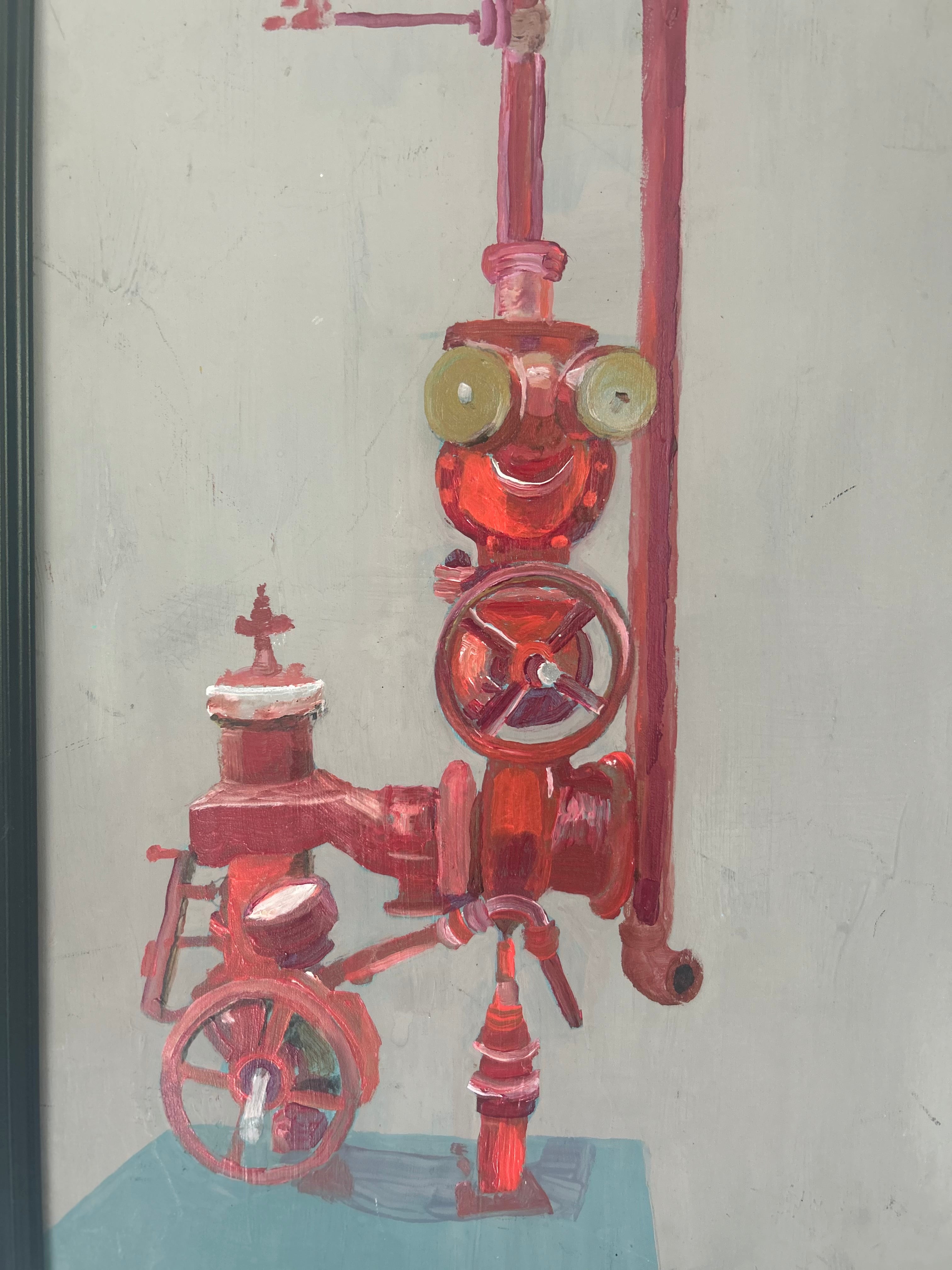 'La Machine Verte' Original Painting