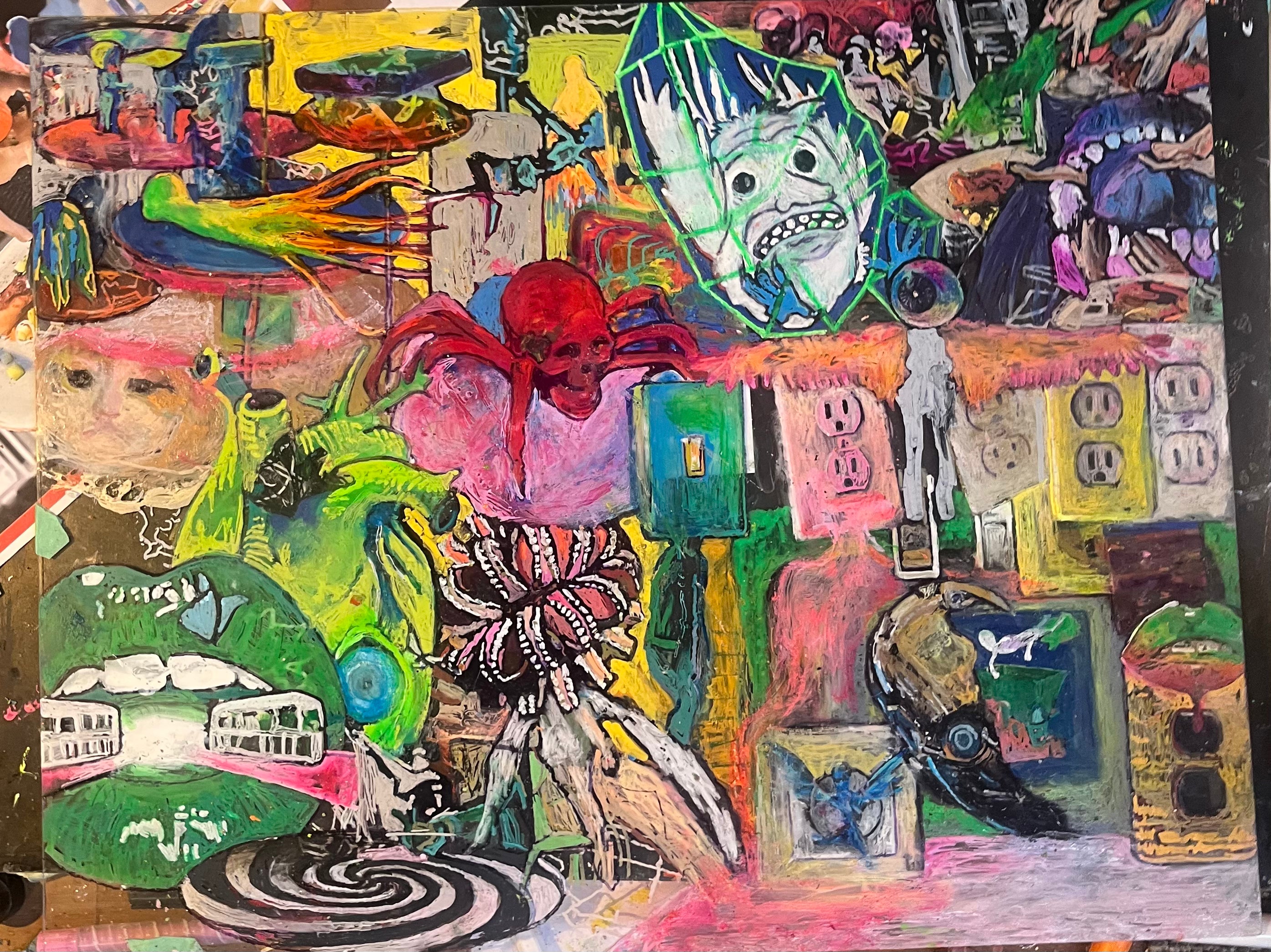 "Creatures 2" Original Painting