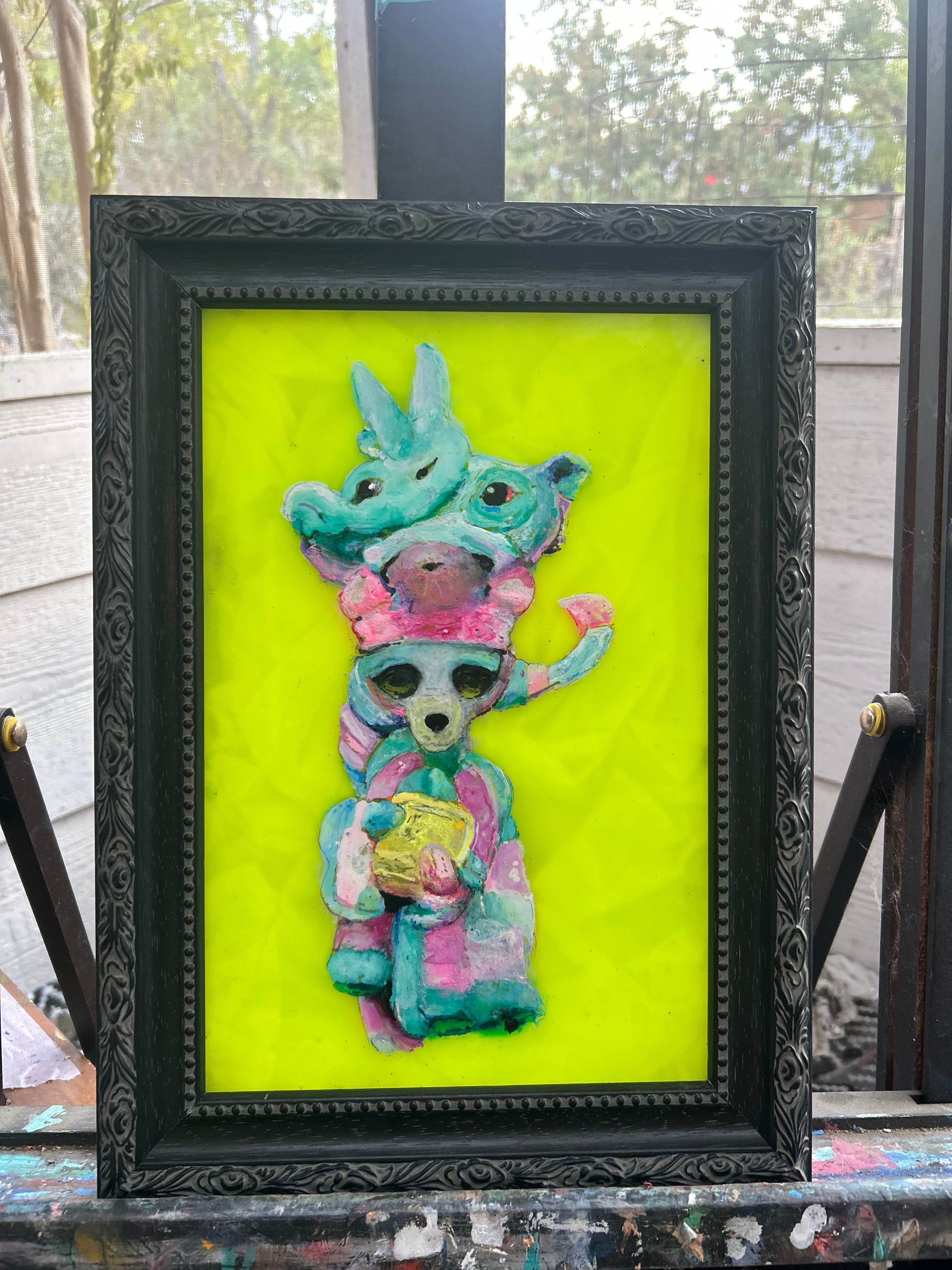 'Creatures 4' Original Pinting