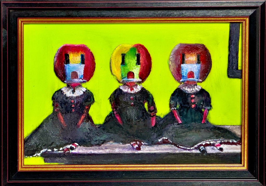 'The Walls are Watching Back" Original Painting