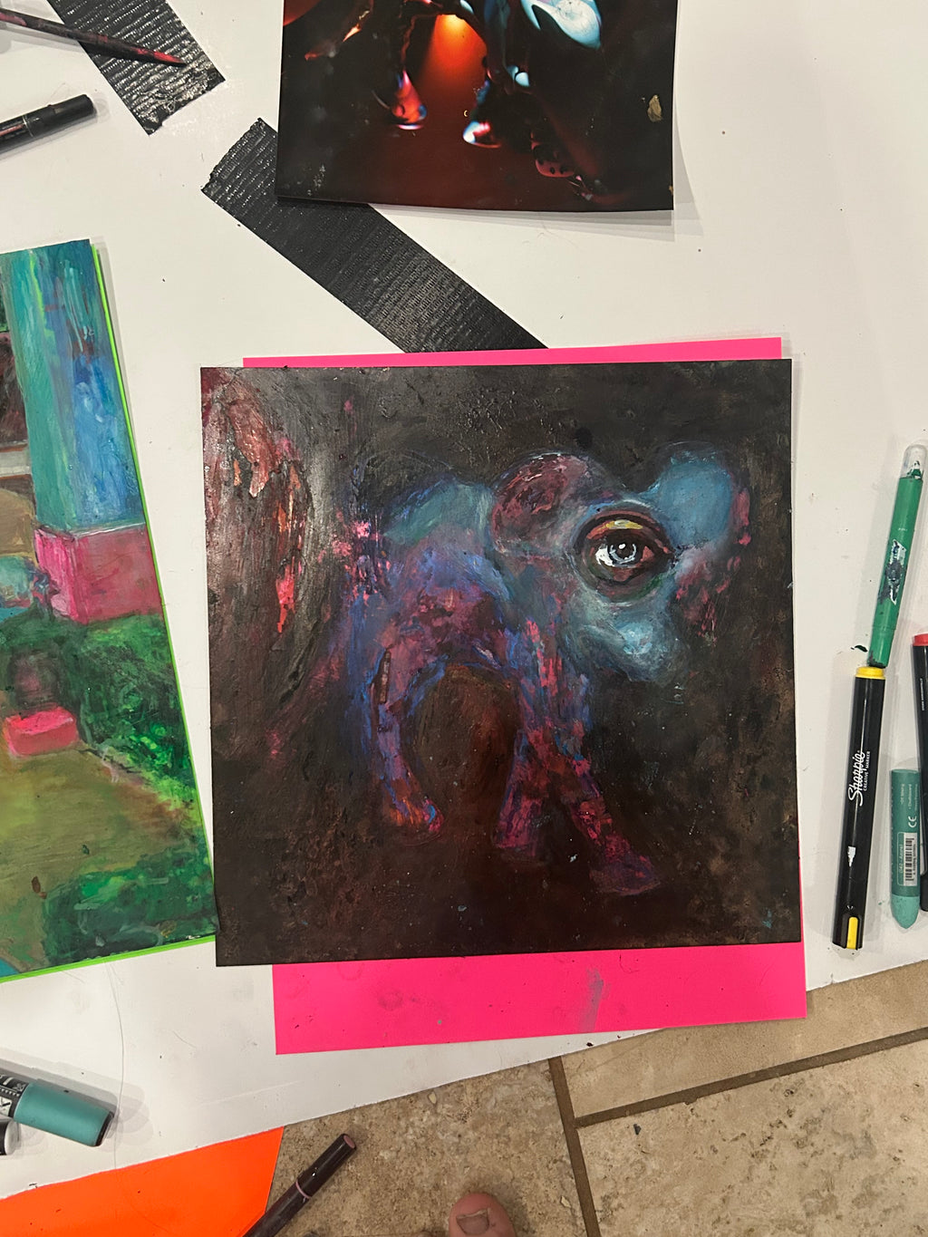 'Eyelephant' Original Painting