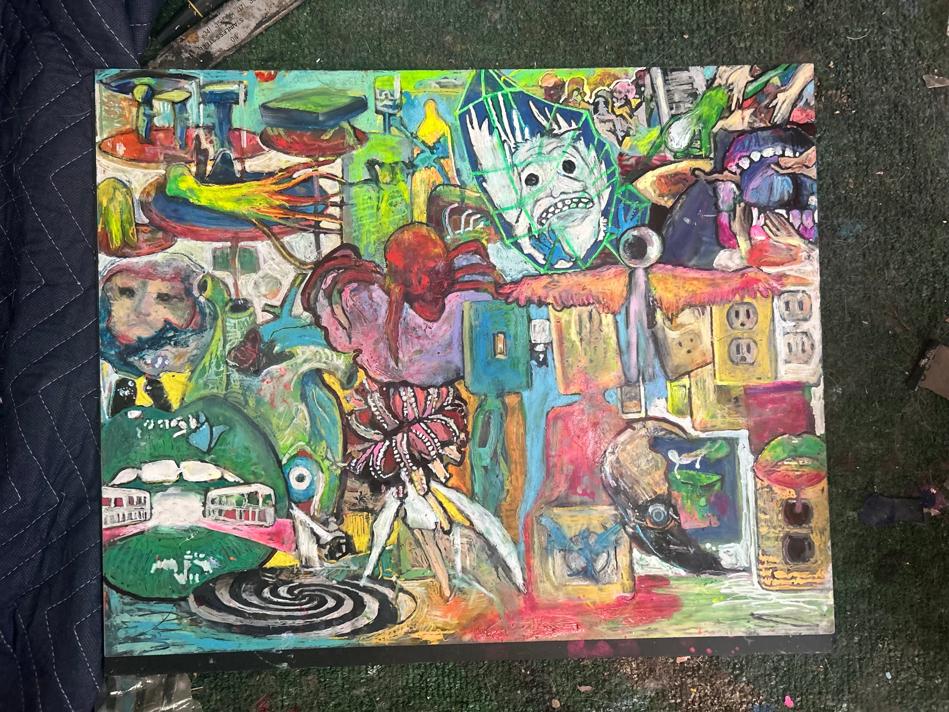 "Creatures 2" Original Painting