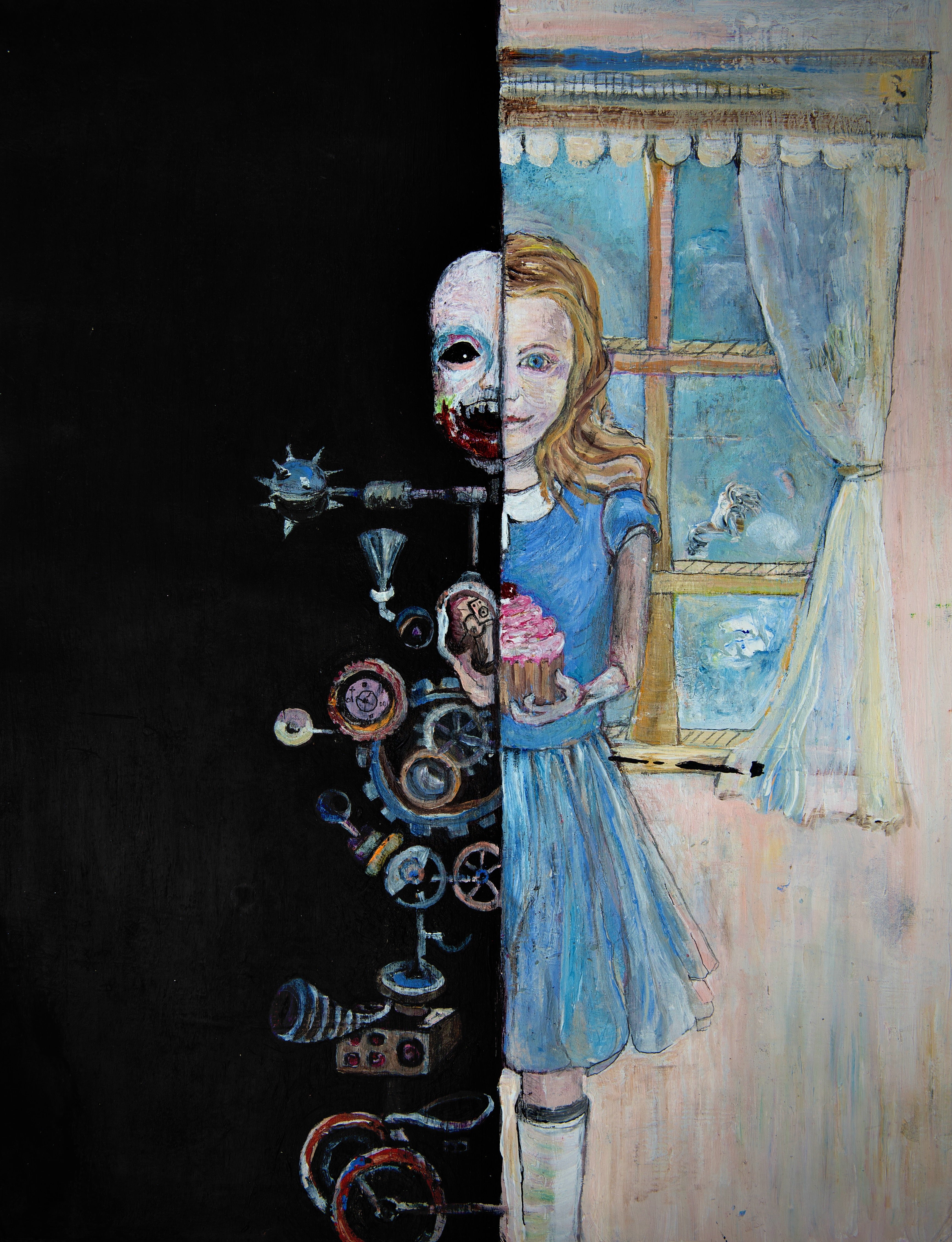 'Cupcake Girl' 8x10 Giclee Print