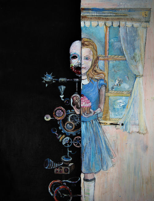 'Cupcake Girl' 8x10 Giclee Print