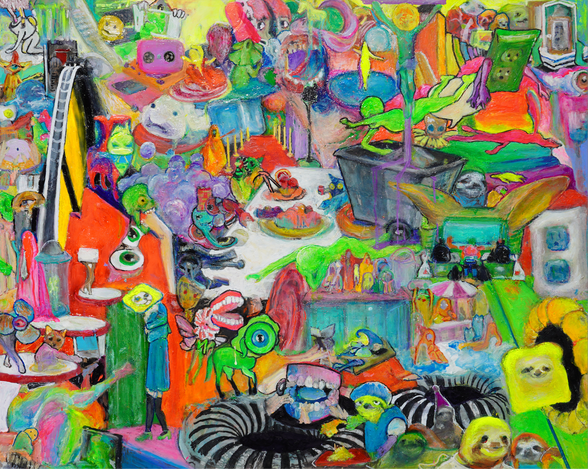 'Creatures 1' Original Painting