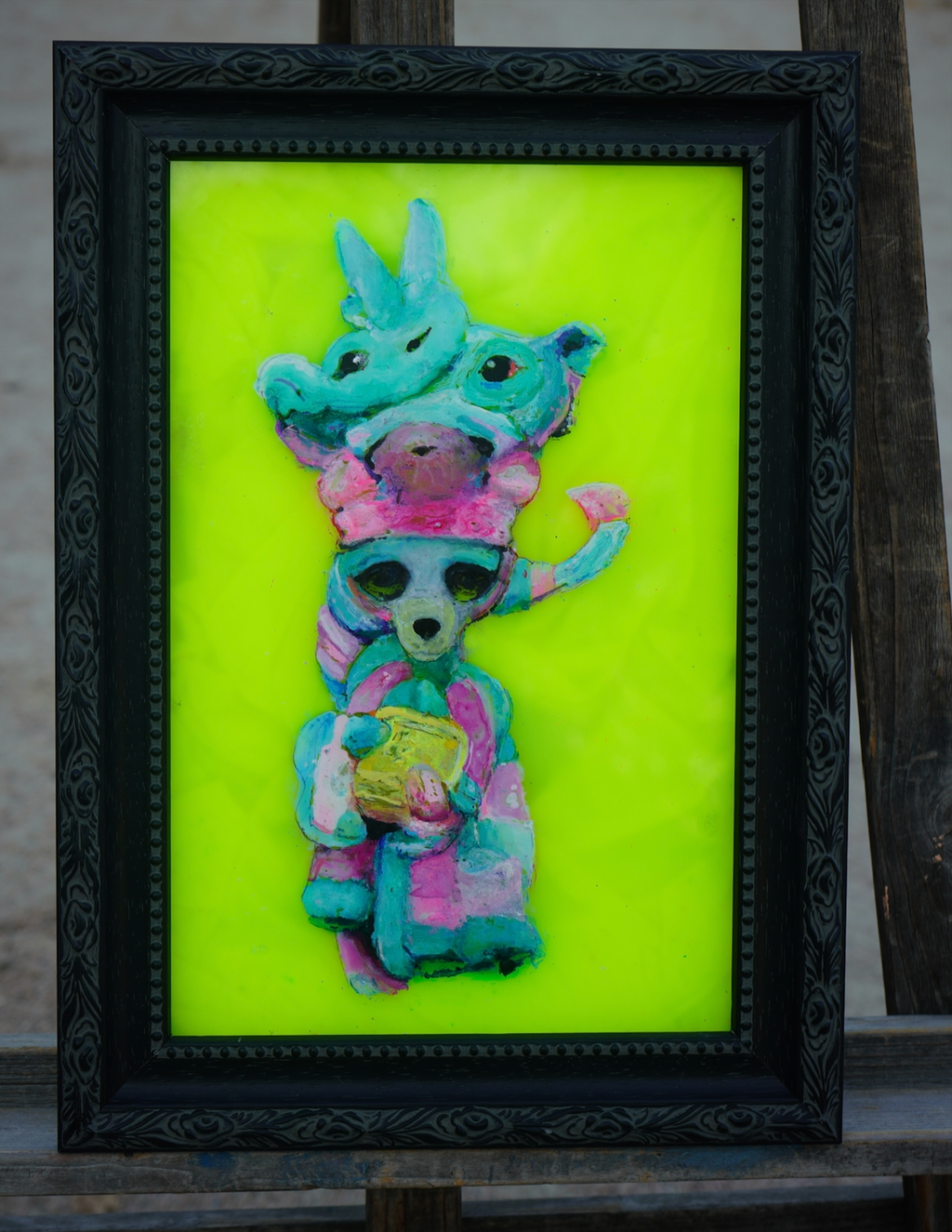 'Creatures 4' Original Pinting