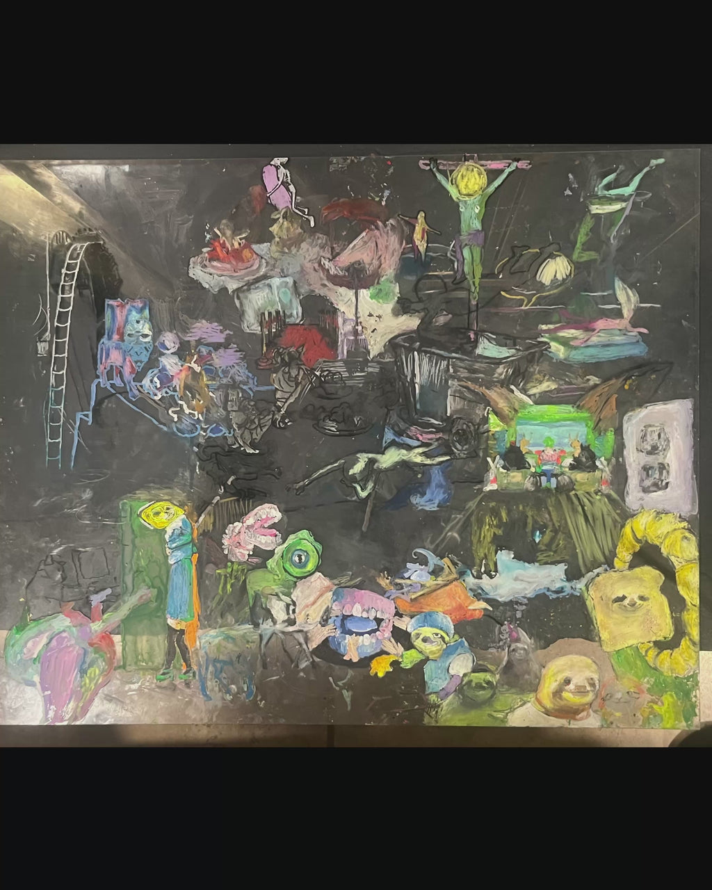 'Creatures 1' Original Painting