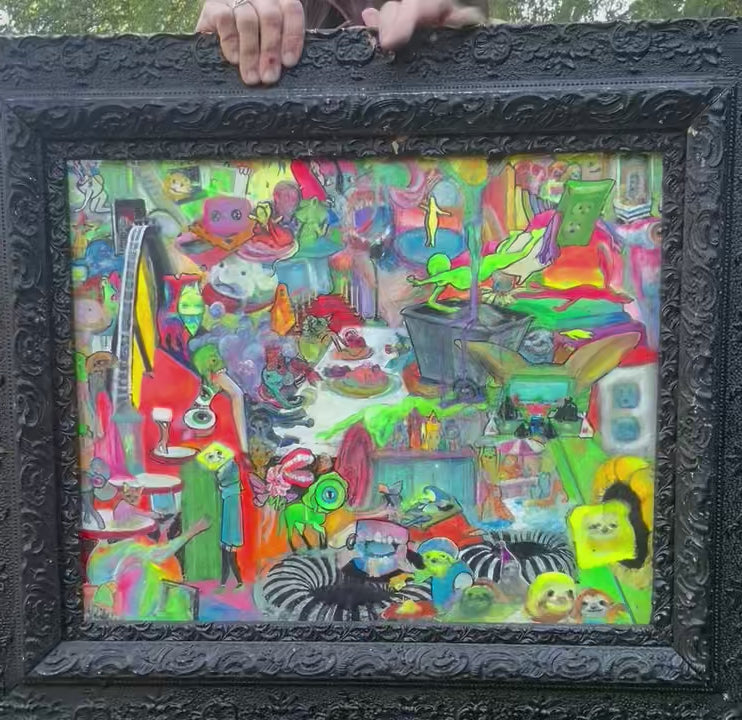 'Creatures 1' Original Painting